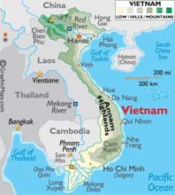 Vietnam Map